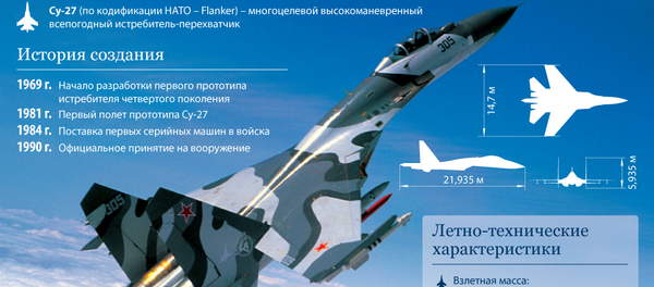 Многоцелевой истребитель-перехватчик Су-27 - Sputnik Узбекистан