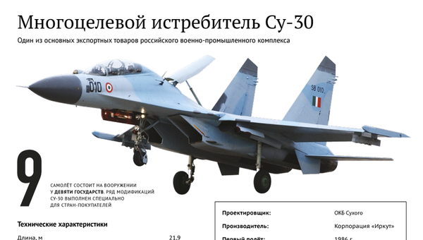 Многоцелевой истребитель Су-30 - Sputnik Узбекистан