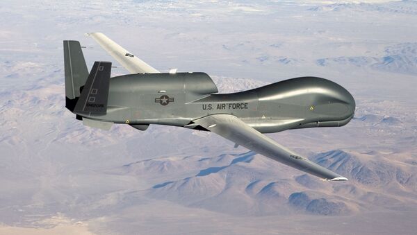 Amerikanskiy strategicheskiy razvedivatelniy BPLA RQ-4 Global Hawk - Sputnik O‘zbekiston