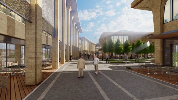 Как это будет: студия дизайна Vertebra показала проект Bukhara City - фото Как это будет: студия дизайна Vertebra показала проект Bukhara City - фото - Sputnik Узбекистан