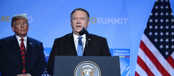 Госсекретарь США Майк Помпео Госсекретарь США Майк Помпео - Sputnik Ўзбекистон