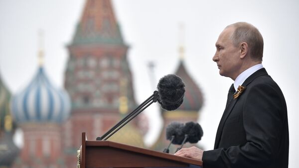 Prezident RF V. Putin na voyennom parade v chest 74-y godovshini Pobedi - Sputnik O‘zbekiston