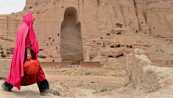 Бамианские статуи Будды, Афганистан, 2010 год - Sputnik Узбекистан