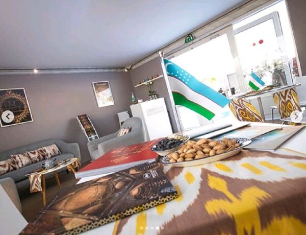 Торжественное открытие павильона Узбекистана в Каннах - фото Торжественное открытие павильона Узбекистана в Каннах - фото - Sputnik Узбекистан