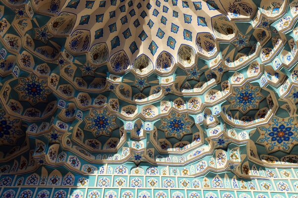 узоры и орнамент мечети Шейха Мухаммада Садыка Мухаммада Юсуфа - Sputnik Узбекистан