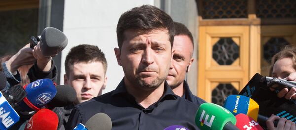 Избранный президент Украины Владимир Зеленский - Sputnik Ўзбекистон