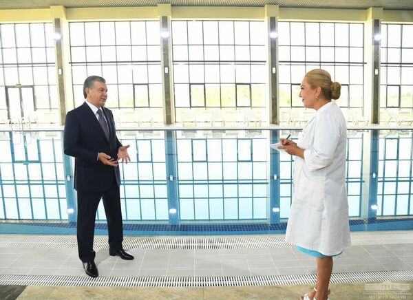 Для лечения и отдыха: Мирзиёев проверил санаторий Ханабада - Sputnik Узбекистан