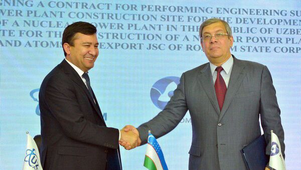 Агенство Узатом и госкорпорация Росатом подписали контракт в рамках проекта АЭС - Sputnik Узбекистан