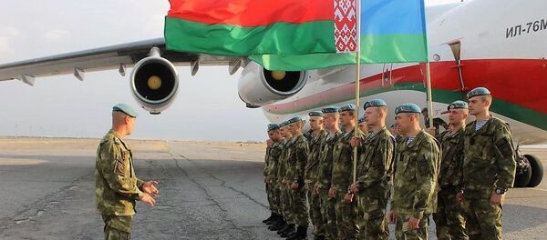 Белорусские военнослужащие прибыли в Узбекистан Белорусские военнослужащие прибыли в Узбекистан - Sputnik Узбекистан