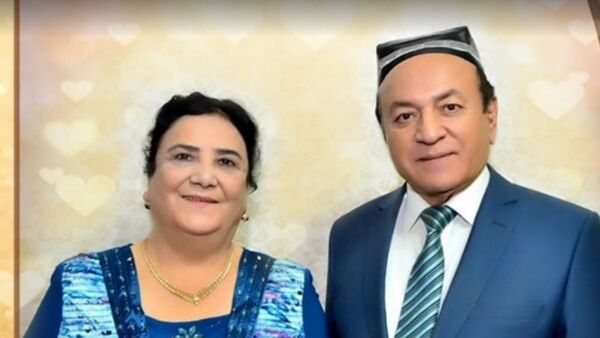 Ортик Отажонов с супругой - Sputnik Узбекистан