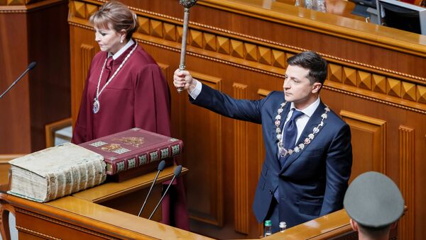 Инаугурация избранного президента Украины В. Зеленского - Sputnik Узбекистан