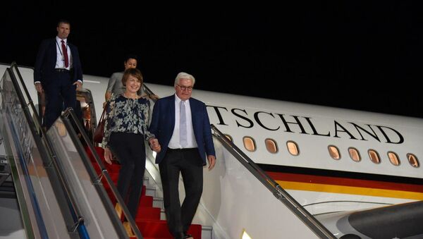 Federalniy prezident Germanii pribil v Uzbekistan - Sputnik O‘zbekiston