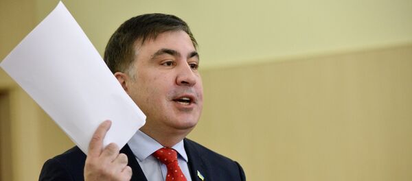 Экс-президент Грузии, бывший губернатор Одесской области Михаил Саакашвили - Sputnik Узбекистан