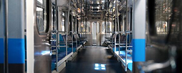 Один из новых вагонов  метро - Sputnik Узбекистан