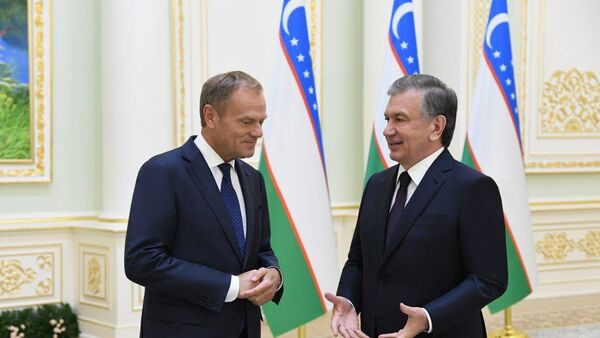 Шавкат Мирзиёев встретился с главой Европейского Совета - Sputnik Узбекистан