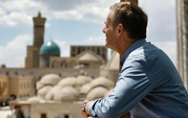 Экскурсия и световое шоу: как развлекали главу Евросовета в Самарканде - Sputnik Узбекистан