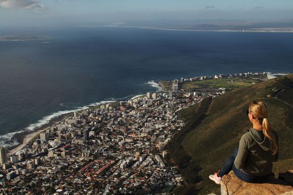 Вида на Кейптаун с горы Лайонс-Хед - Sputnik Узбекистан