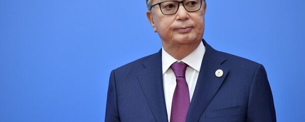Президент Казахстана Касым-Жомарт Токаев Президент Казахстана Касым-Жомарт Токаев - Sputnik Ўзбекистон