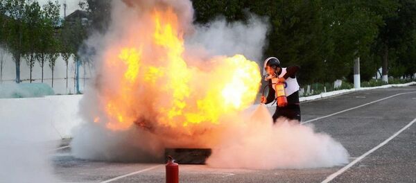 Определены победители сореврований Молодые пожарники Определены победители сореврований Молодые пожарники - Sputnik Ўзбекистон