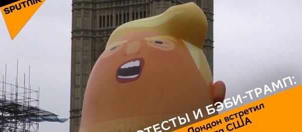 Protesti v Velikobritanii protiv vizita Trampa - Sputnik O‘zbekiston