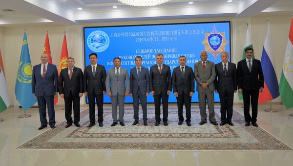 Участники седьмого заседания руководителей погранслужб стран ШОС в Ташкенте - Sputnik Узбекистан
