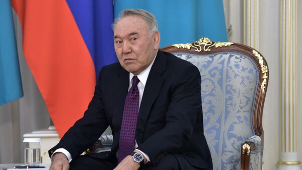 Глава Совета безопасности Казахстана и председатель правящей партии Нур Отан Нурсултан Назарбаев - Sputnik Узбекистан