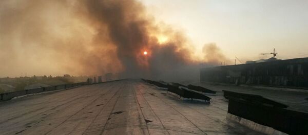 Стали известны подробности пожара на рынке в Маргилане Стали известны подробности пожара на рынке в Маргилане - Sputnik Узбекистан