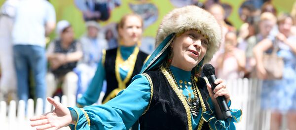 Праздник Сабантуй в центральном парке Ташкенте - Sputnik Узбекистан