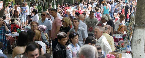 Праздник Сабантуй в центральном парке Ташкента Праздник Сабантуй в центральном парке Ташкента - Sputnik Ўзбекистон