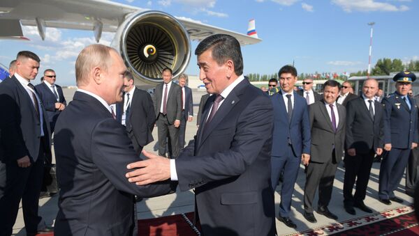 Рабочий визит президента РФ В. Путина в Киргизию - Sputnik Ўзбекистон
