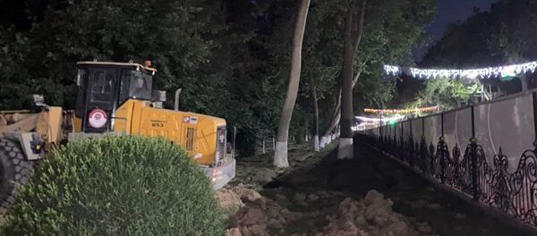 Реконструкция Абрамовского бульвара в Самарканде Реконструкция Абрамовского бульвара в Самарканде - Sputnik Узбекистан