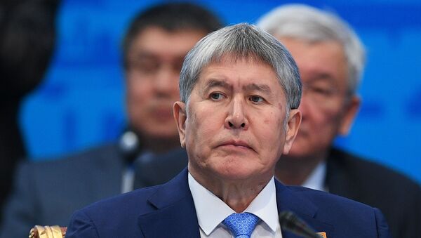 Prezident Kirgizstana Almazbek Atambayev - Sputnik O‘zbekiston