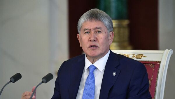 Президент Кыргызстана Алмазбек Атамбаев - Sputnik Ўзбекистон