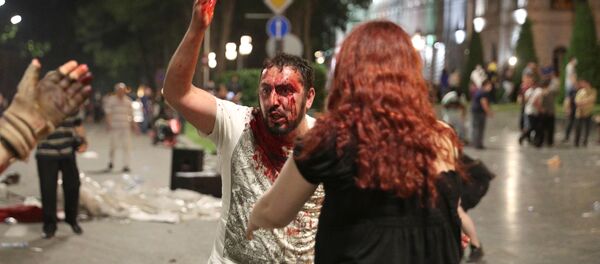 Aksiya protesta u parlamenta. Postradavshiy v xode razgona - Sputnik O‘zbekiston