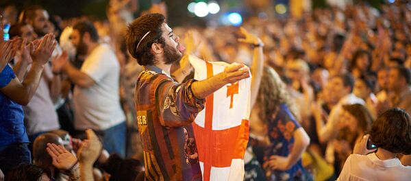 Georgia Protests - Sputnik Узбекистан