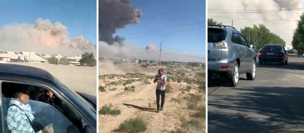 Взрыв в Арыси, Казахстан - Sputnik Узбекистан