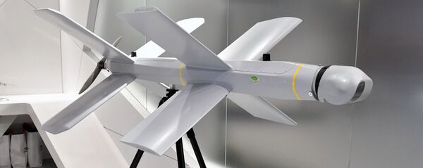 Барражирующий дрон-камикадзе ZALA Ланцет на стенде концерна Калашников в рамках открытия международного военно-технического форума Армия-2019  Барражирующий дрон-камикадзе ZALA Ланцет на стенде концерна Калашников в рамках открытия международного военно-технического форума Армия-2019  - Sputnik Ўзбекистон