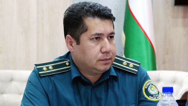 Начальник управления МВД Даврон Азизов - Sputnik Узбекистан