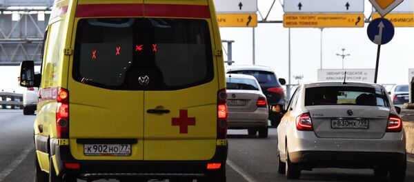 Автомобиль скорой медицинской помощи Автомобиль скорой медицинской помощи - Sputnik Ўзбекистон