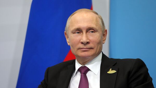 Президент РФ В. Путин принимает участие в саммите Группы двадцати в Гамбурге - Sputnik Ўзбекистон