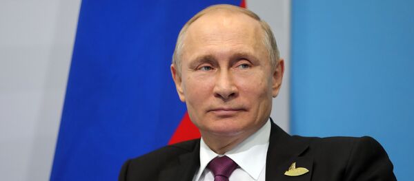 Президент РФ В. Путин принимает участие в саммите Группы двадцати в Гамбурге Президент РФ В. Путин принимает участие в саммите Группы двадцати в Гамбурге - Sputnik Ўзбекистон