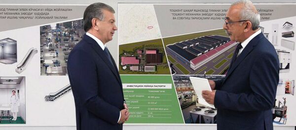 Шавкат Мирзиёев 28 июня посетил Ташкентский механический завод в Яшнабадском районе Шавкат Мирзиёев 28 июня посетил Ташкентский механический завод в Яшнабадском районе - Sputnik Узбекистан