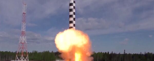 Испытание новой баллистической ракеты Сармат Испытание новой баллистической ракеты Сармат - Sputnik Ўзбекистон
