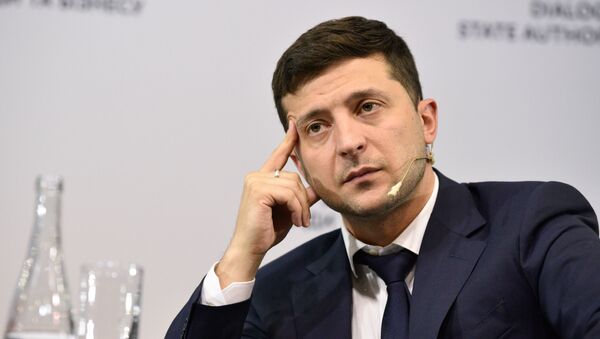 Vstrecha prezidenta Ukraini V. Zelenskogo s predstavitelyami biznesa v Kiyeve - Sputnik O‘zbekiston