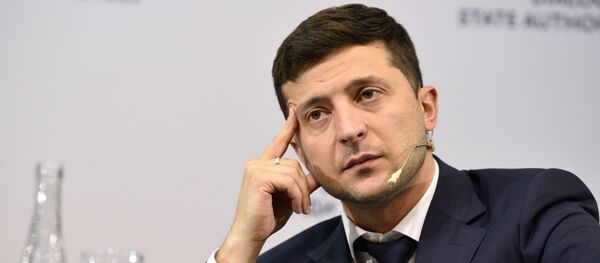 Встреча президента Украины В. Зеленского с представителями бизнеса в Киеве Встреча президента Украины В. Зеленского с представителями бизнеса в Киеве - Sputnik Ўзбекистон