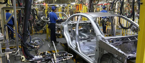 Производство автомобилей на заводе Узавтомоторс - Sputnik Узбекистан