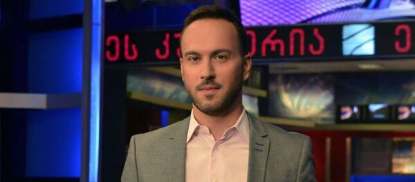 Грузинский телеведущий Георгий Габуния Грузинский телеведущий Георгий Габуния - Sputnik Ўзбекистон