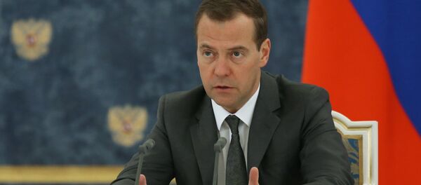 Россия ҳукумати раиси Дмитрий Медведев Россия ҳукумати раиси Дмитрий Медведев - Sputnik Ўзбекистон