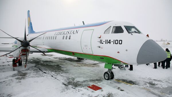 Самолет Ил-114-100 - Sputnik Узбекистан