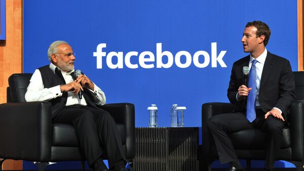 Марк Цукерберг основатель социальной сети Facebook - Sputnik Узбекистан